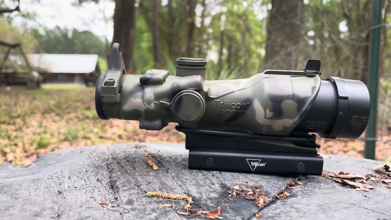 Trijicon 4x32 ACOG TA01NSN308 Scope with Amber Center Illumination Reticle  Review