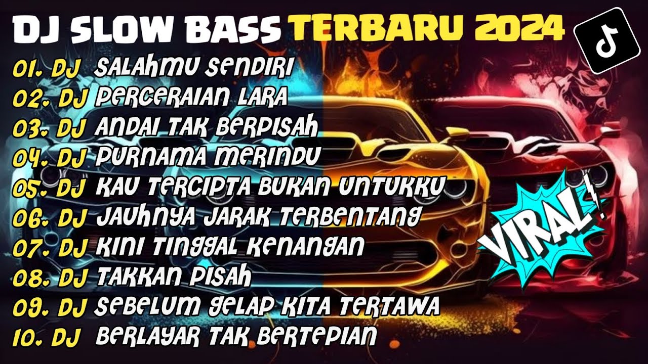 DJ SLOW BASS TERBARU 2024 | DJ SALAHMU SENDIRI🎵DJ PERCERAIAN LARA🎵| FULL ALBUM