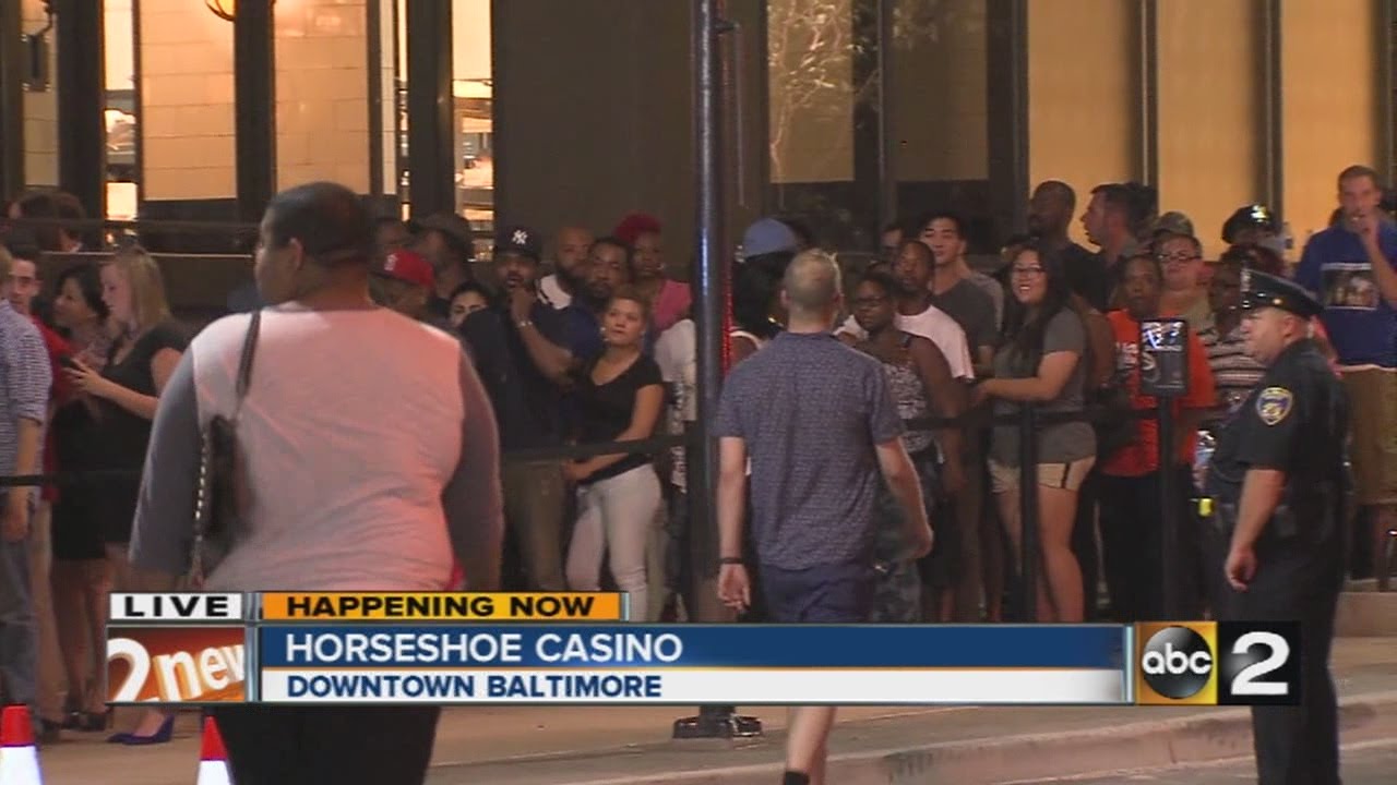 Baltimore's Horseshoe Casino opens to capacity, long lines and some confusion