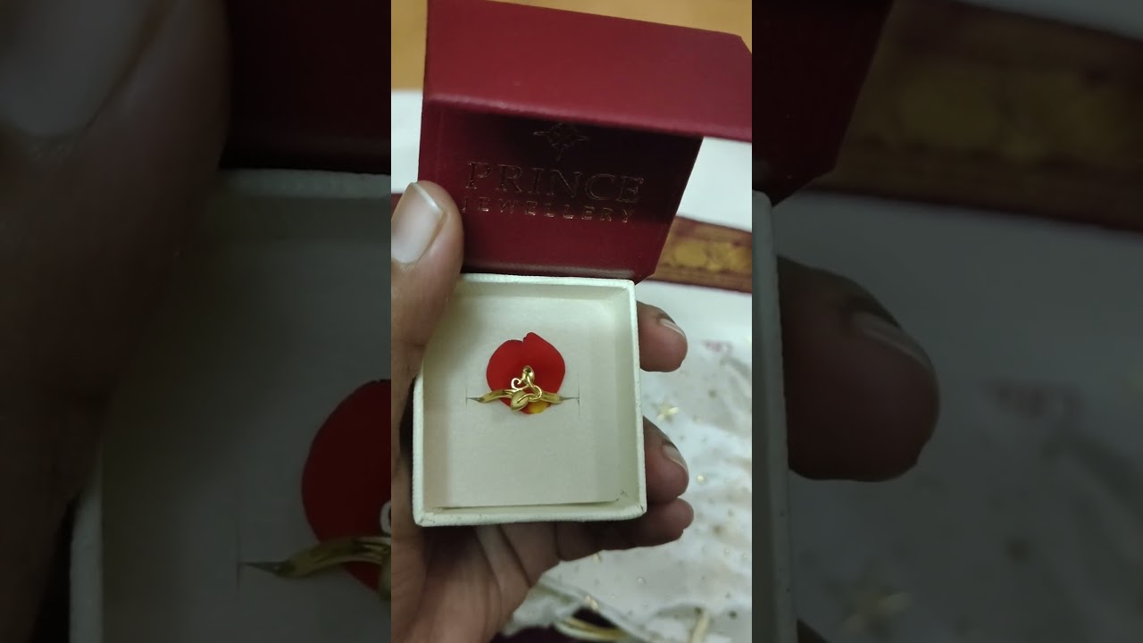 I bought this kutty ring @Prince jewellery with 6% wastage offer #gold #goldsavings