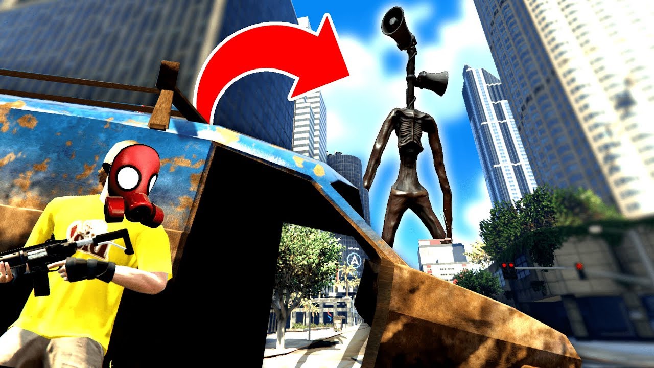 SIREN HEAD INVADES The CITY And CREATES THE APOCALYPSE - GTA 5 Mods Funny Gameplay