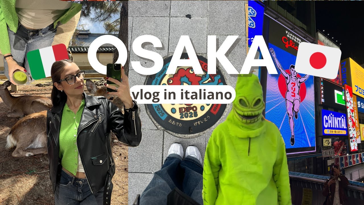 OSAKA come non l'avete mai vista | Vlog in ITALIANO in GIAPPONE