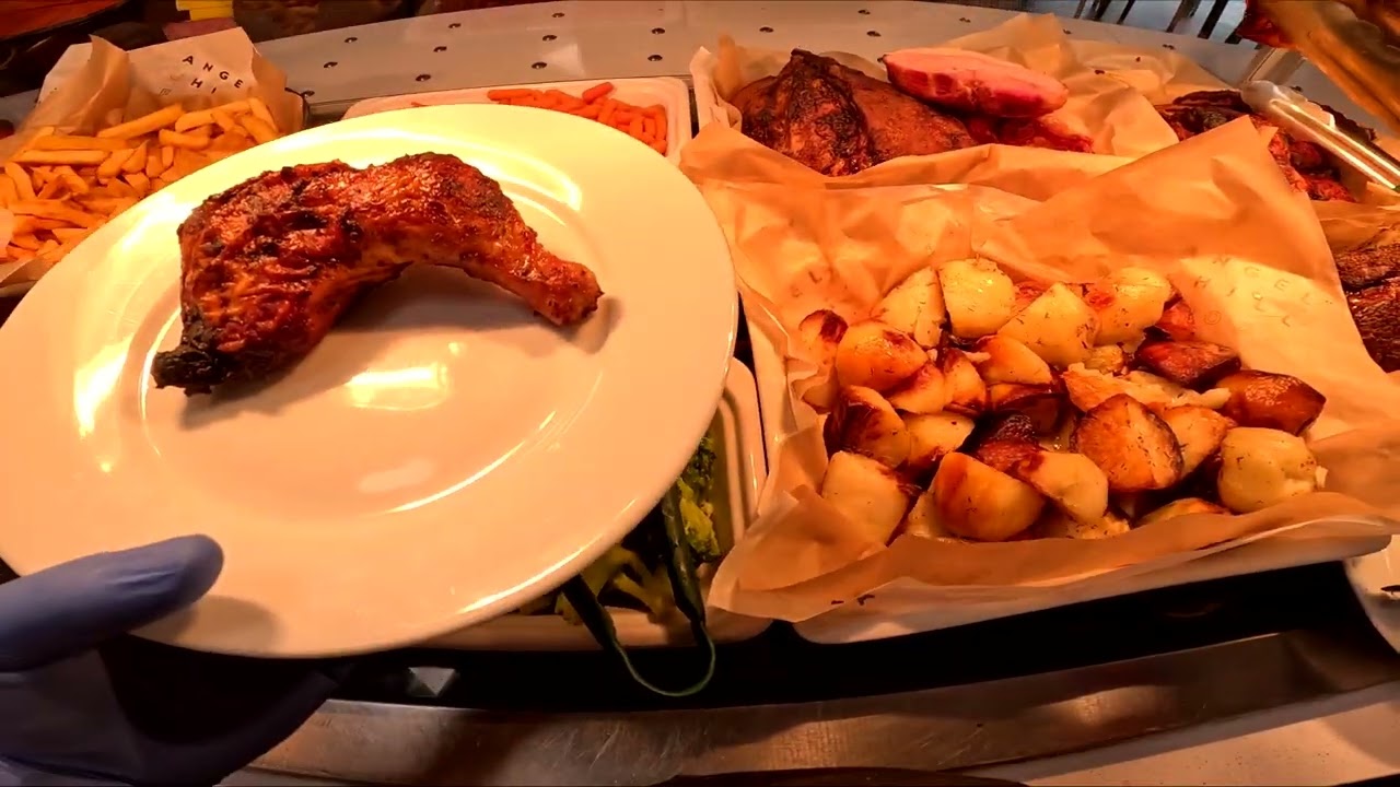 POV cooking: roast dinner and Bandeja paisa