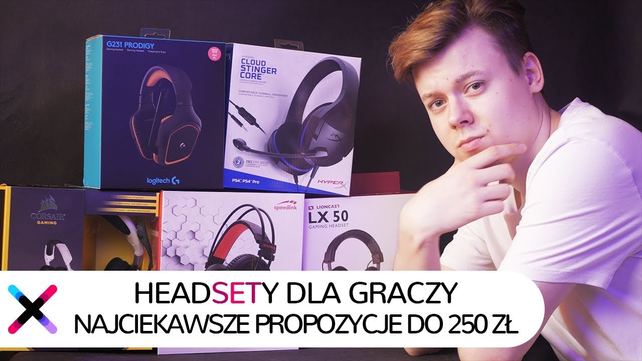 TOP 5 gamingowych słuchawek do około 200 zł | Ranking: LX50, VOID, G231, Cloud Stinger Core, MAXTER