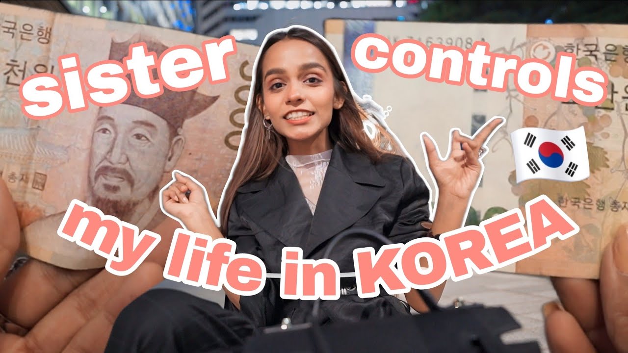 🇰🇷SISTER CONTROLS my day for 24 hours in KOREA [shopping,cafe,pizza]ft. @howshivanilives~ priyaxagg
