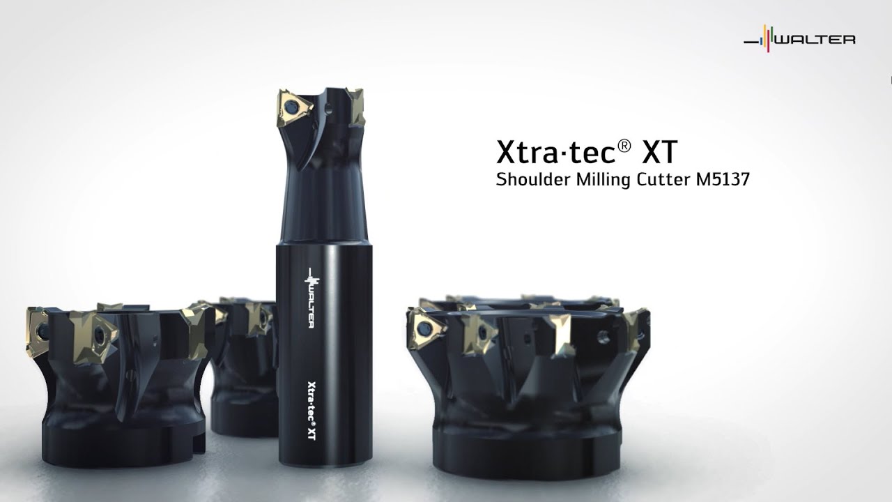 XTRA·TEC® XT M5137 SHOULDER MILLING CUTTER - Six times as cost-efficient, 90° approach angle.