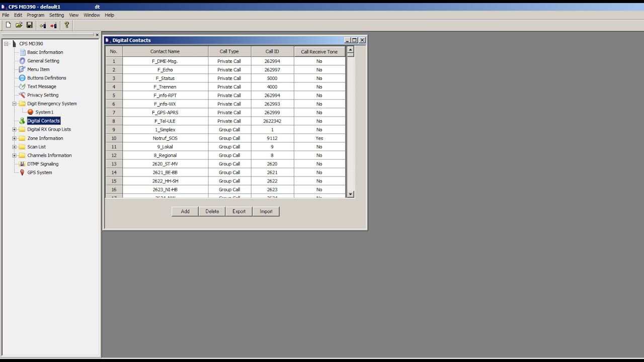 eine Codeplug selbst schreiben Retevis RT-3 RT-8 Tytera MD-380 MD-390 TYT (CC0 2020 by FoxTube)