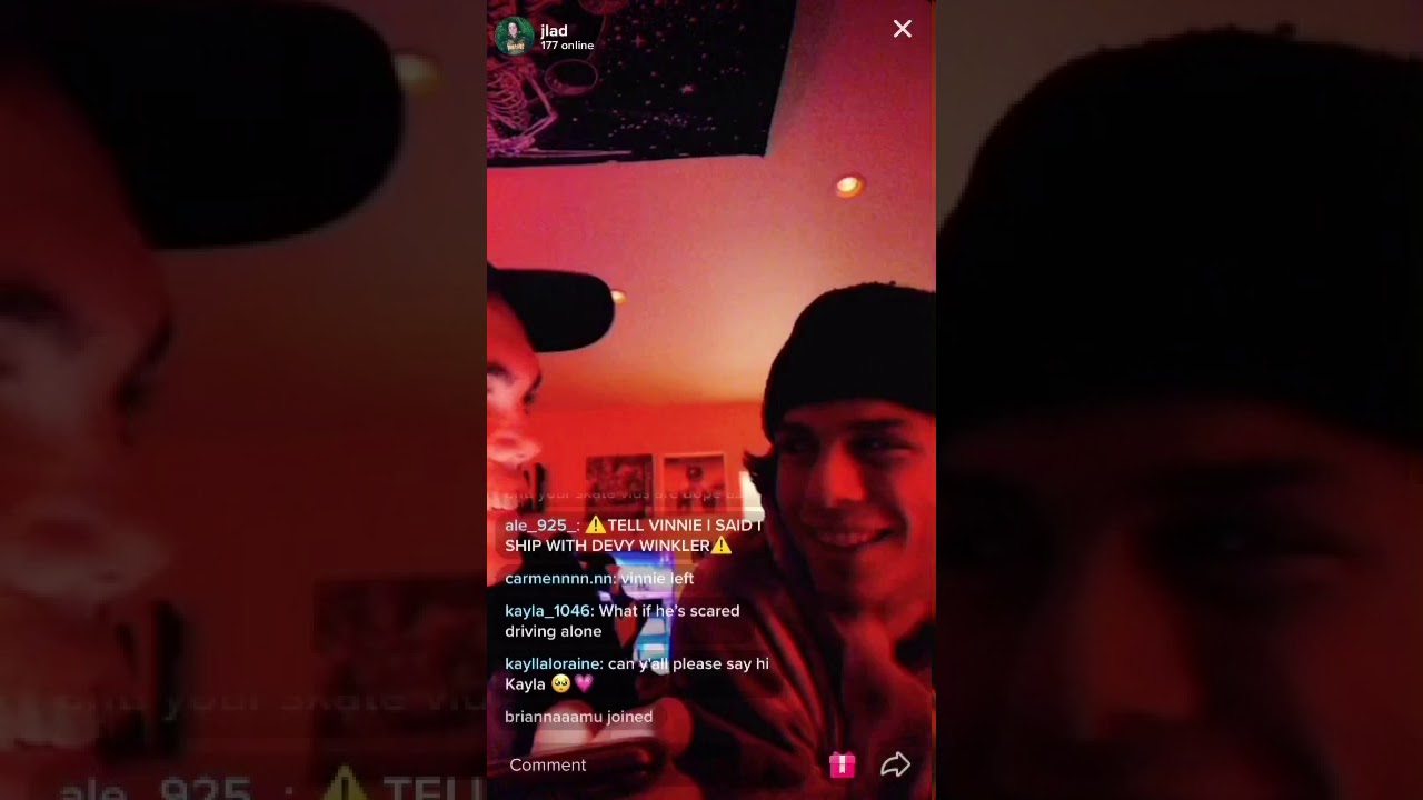 Justin Ladner TikTok Live w/ Vinnie Hacker + Bubba Jackson 10/26/20