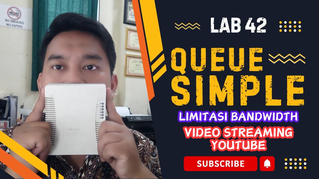 Lab 42 Limitasi bandwidth video streaming youtube