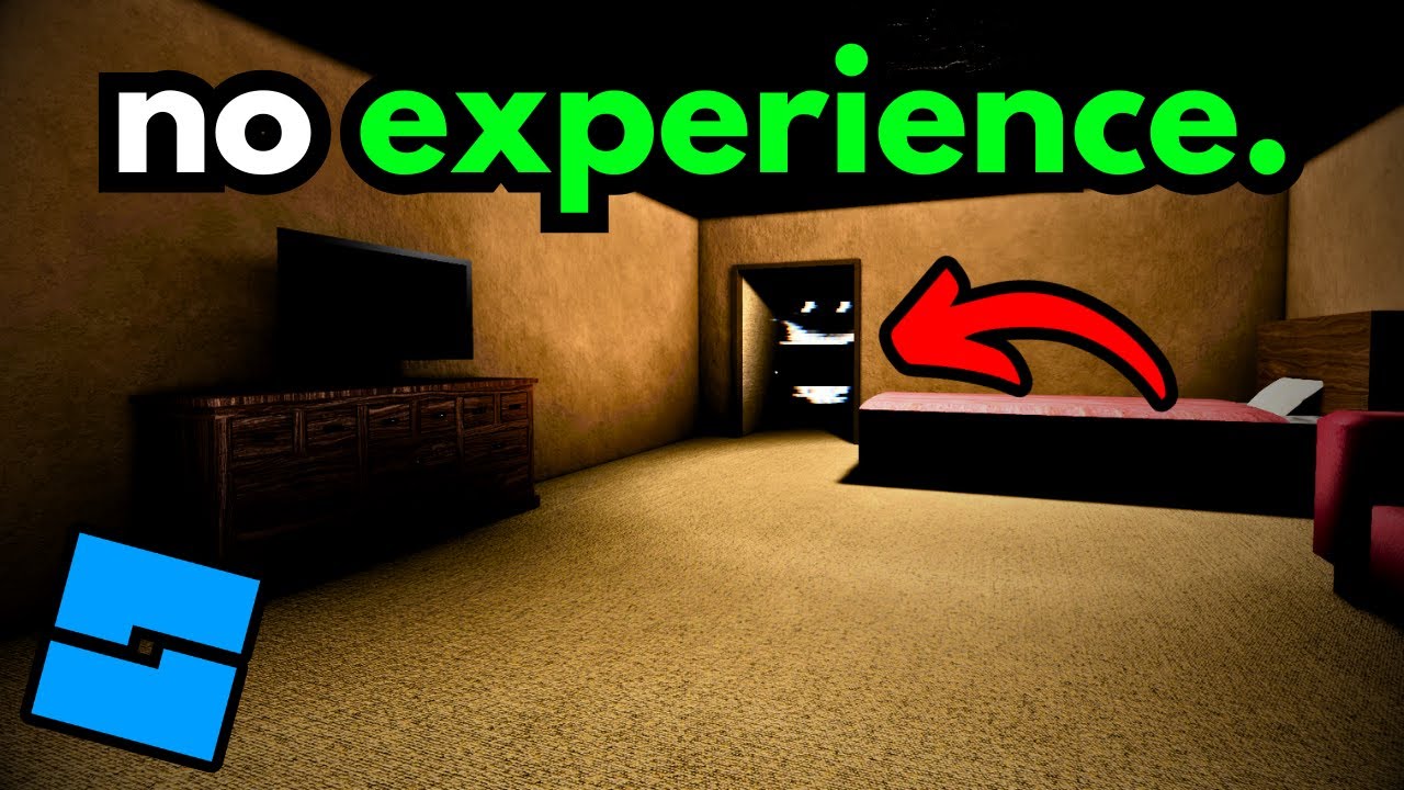 Can You Make a Good Horror Game with No Experience? - Roblox Studio