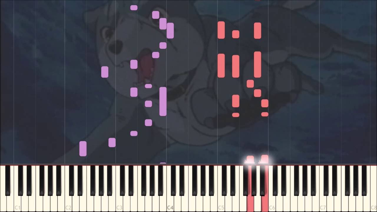 Silver Fang -  Main Theme (Synthesia Tutorial)