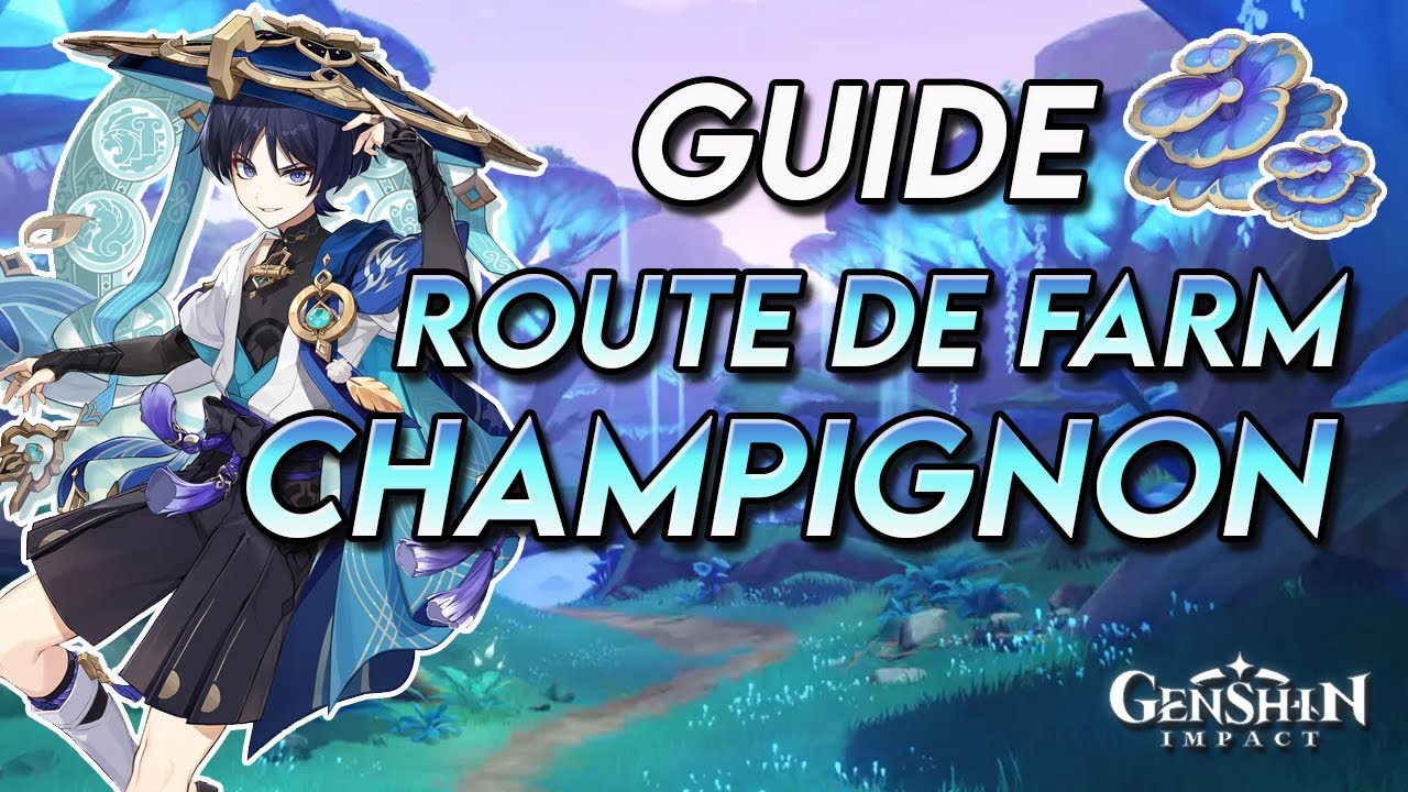 56 champignons sacramentaux en 10 minutes | Route de farm | Guide | Genshin Impact