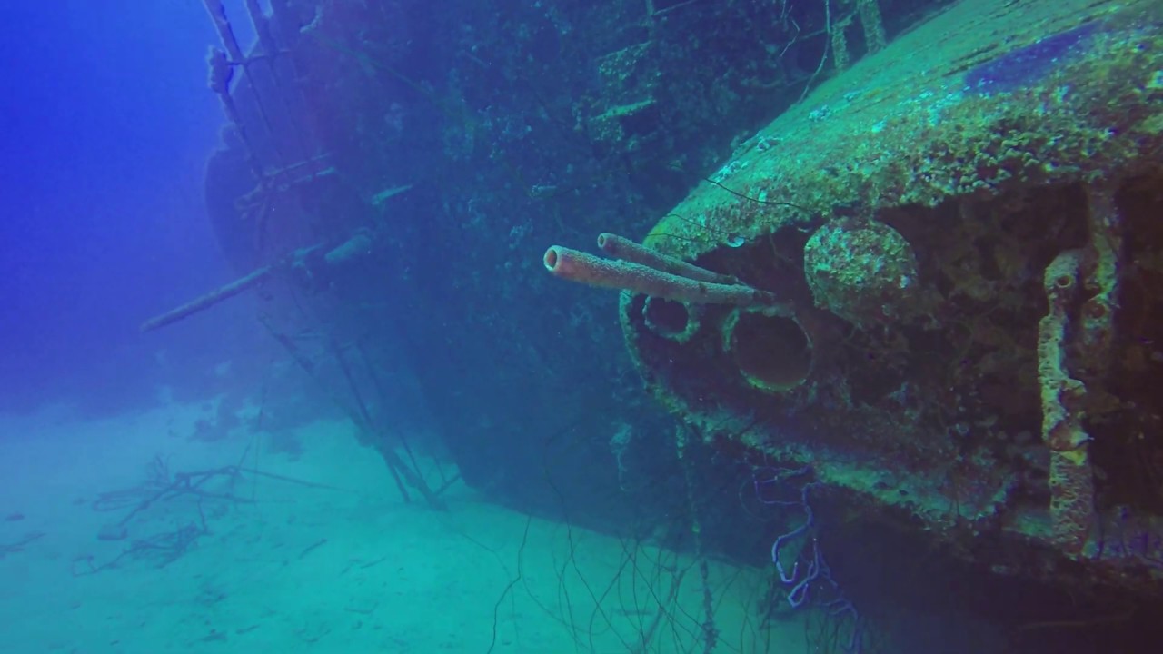 rEvo rebreather dive on MV Hilma Hooker in Bonaire