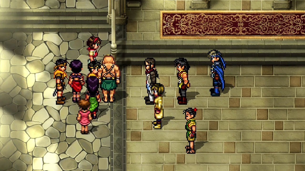 Suikoden II HD Remaster: Dunan Unification War - Defending HQ From Solon Jhee Army Battle