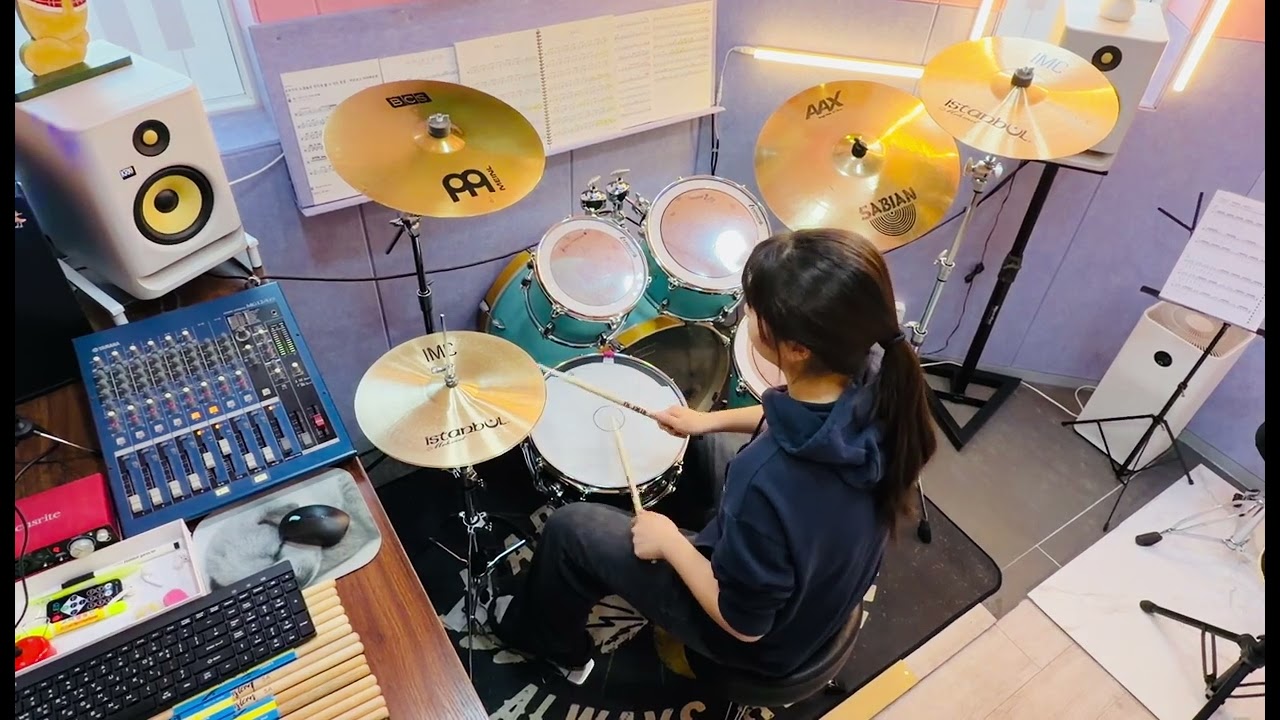 중등부 드럼수업(김소윤) ~ Overdose #퀸즈음악학원 #drums 