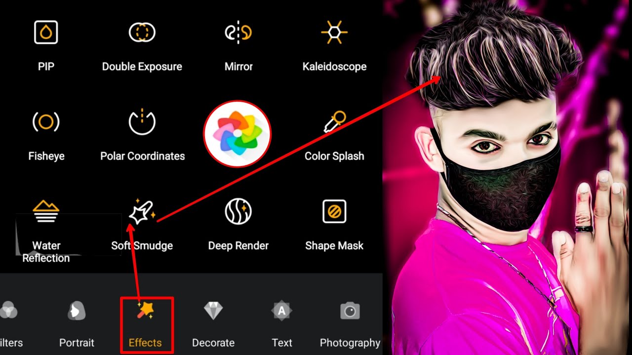 How To Edit Hair In Toolwiz Application Toolwiz  Full Hair Editing Tutorial How To Use Toolwiz App