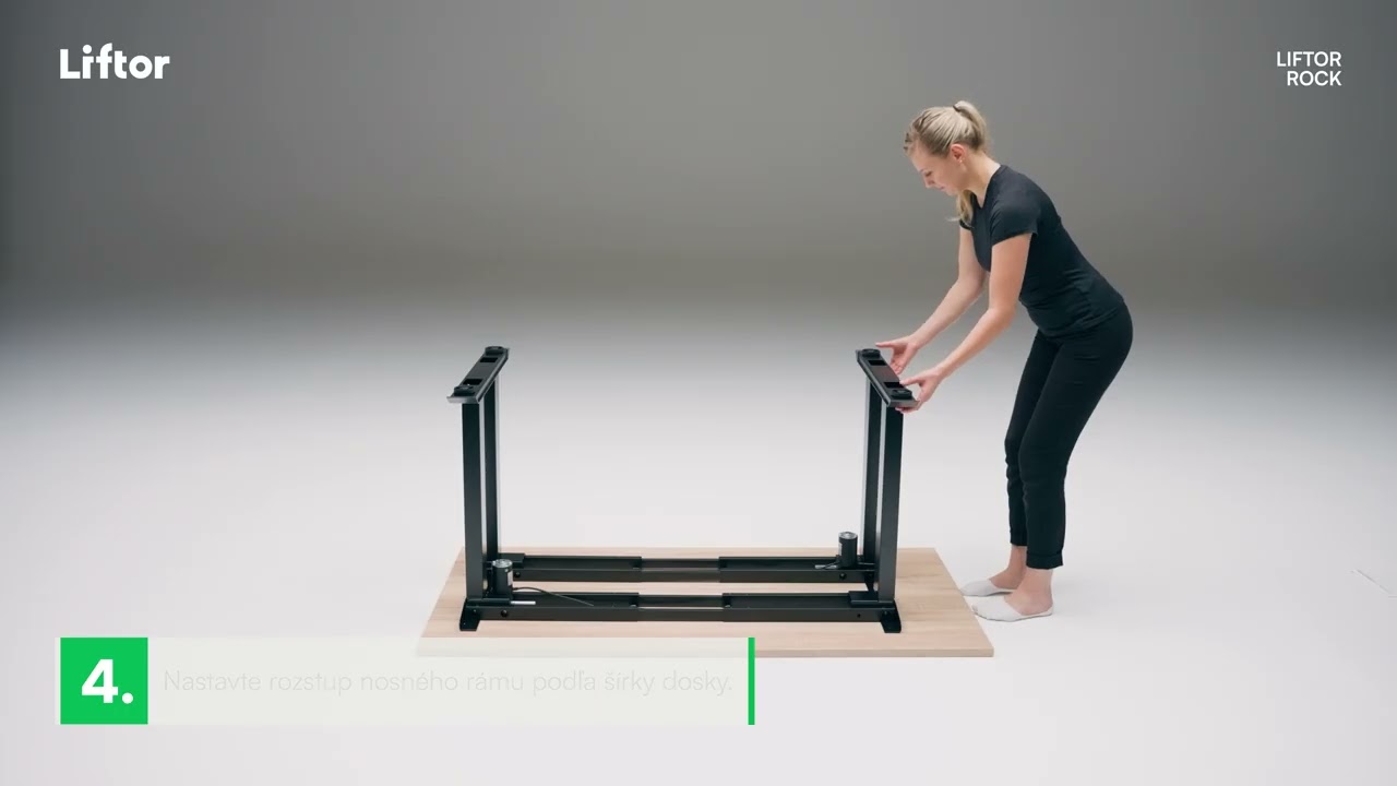 Liftor - Návod na sestavení stolu Rock - SK