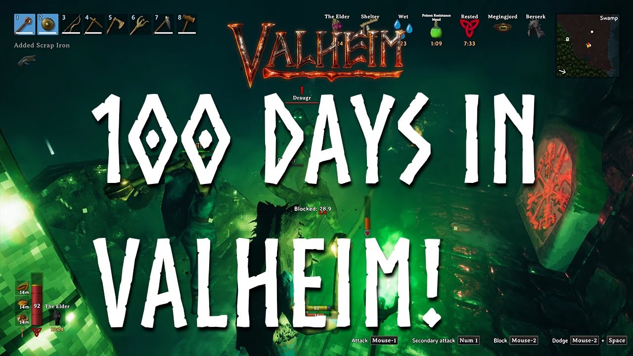 WE SURVIVED 100 DAYS IN VALHEIM! Dad & Son FamilyTyme - Episode 6