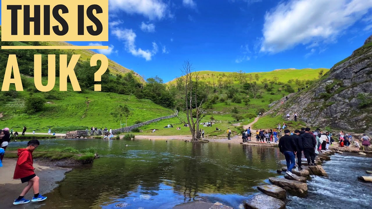 Most Beautiful Place in Uk 🇬🇧 Dovedale ||  Dayout With Wife