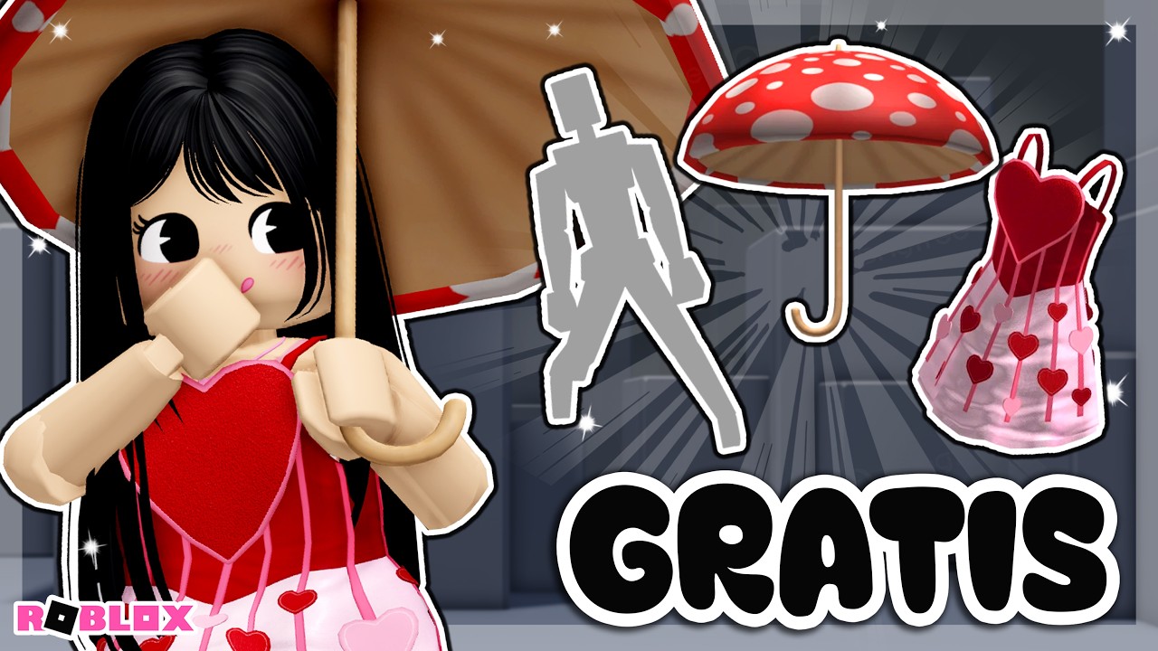 CORRE! PEGUE EMOTE, VESTIDO E ITENS GRÁTIS ROBLOX ANTES QUE ACABE