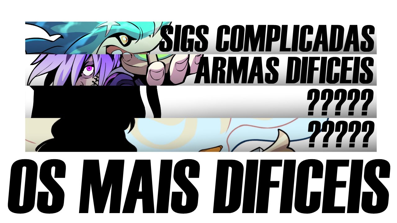 TOP 5 Personagens mais DIFICEIS DE JOGAR