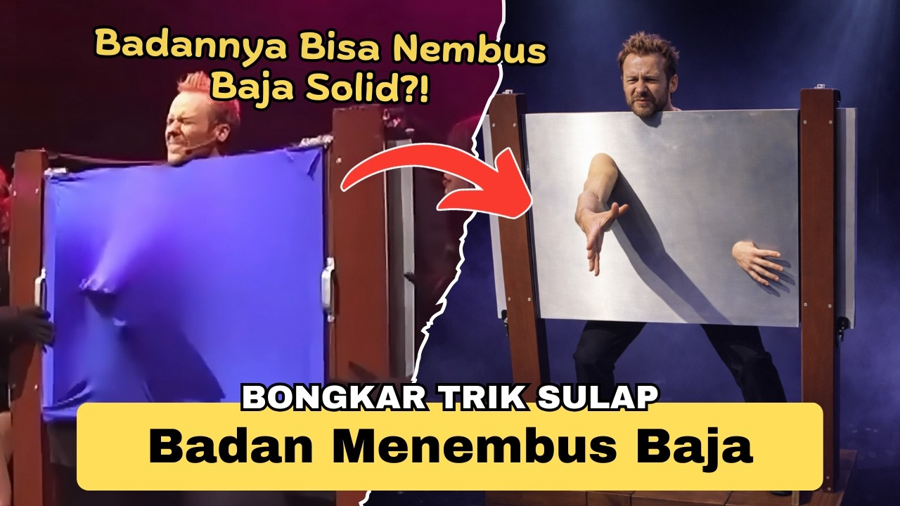 TERBONGKAR! Rahasia Trik Sulap Badan Menembus Baja❗❗