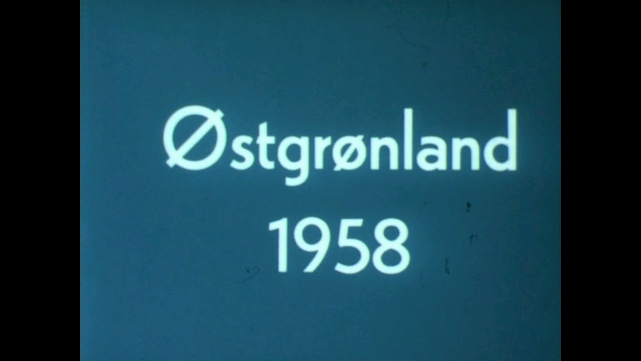 Øst Grønland 1958