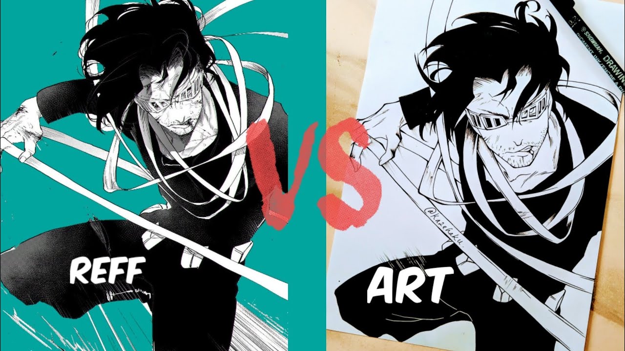 Drawing AIZAWA SENSEI from My Hero Academia