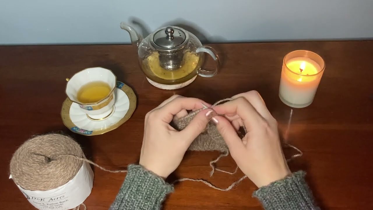 ASMR Chit Chat and Knit | Soft Spoken