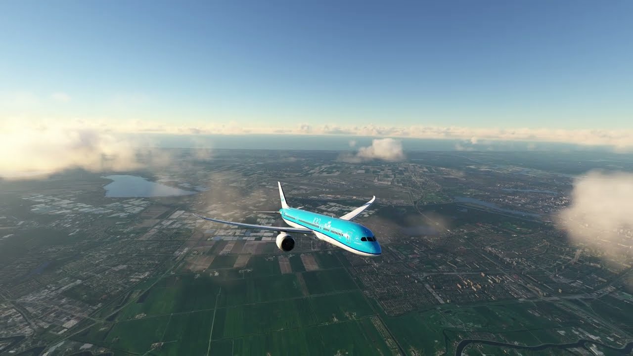 MSFS Full Edited Flight from Amsterdam to Milan (EHAM-LIMC) 4K Boeing 787-9
