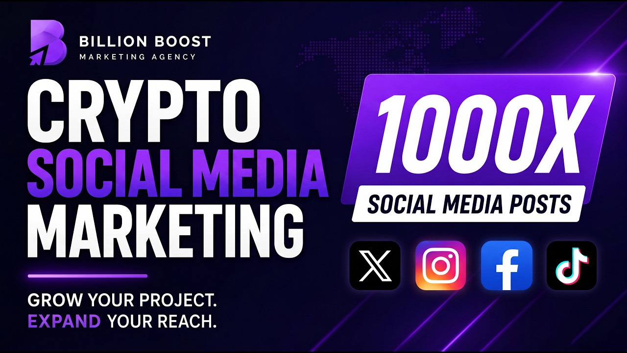 Crypto Social Media Marketing &ndash; How to Grow Your Project with Social Media Marketing in 2026