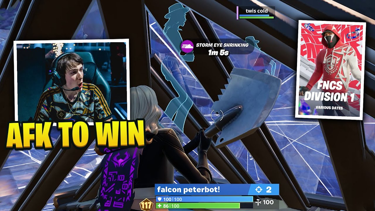 PeterBot AFK Most of The Time in FNCS and what happened..