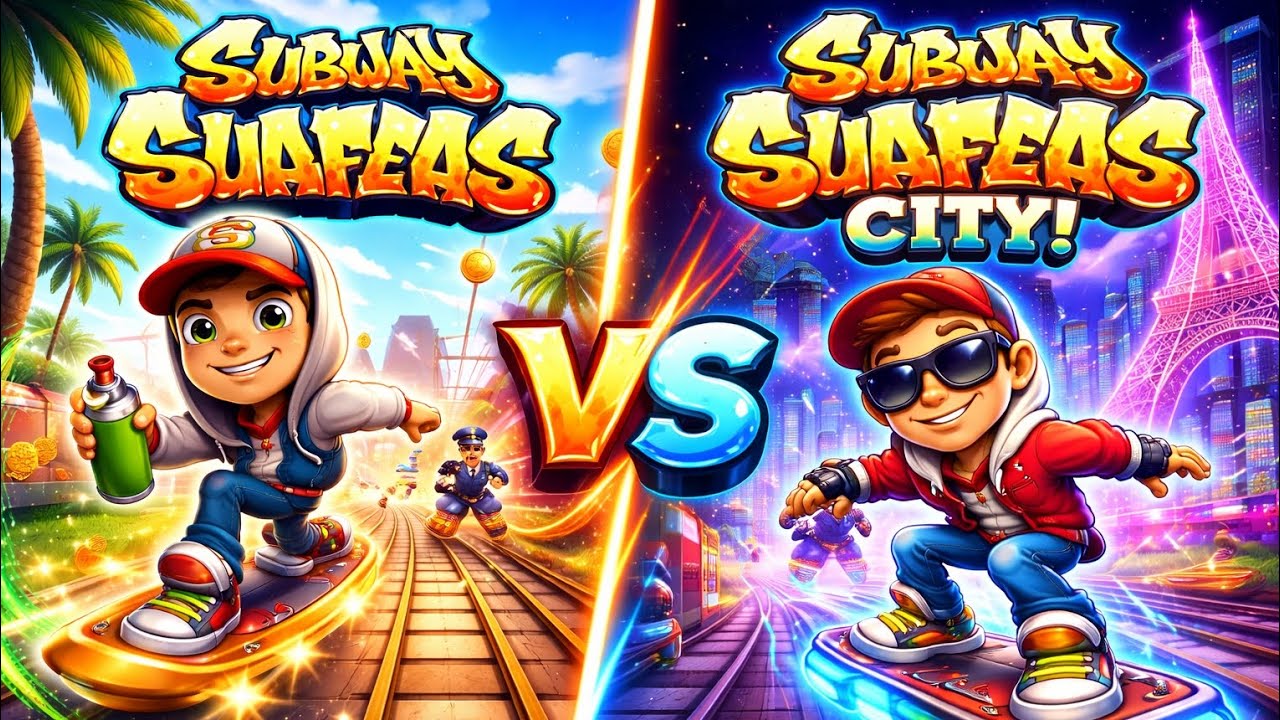 Subway Surfers vs Subway Surfers City 😱 Which One is Better? #subway surfers #001
