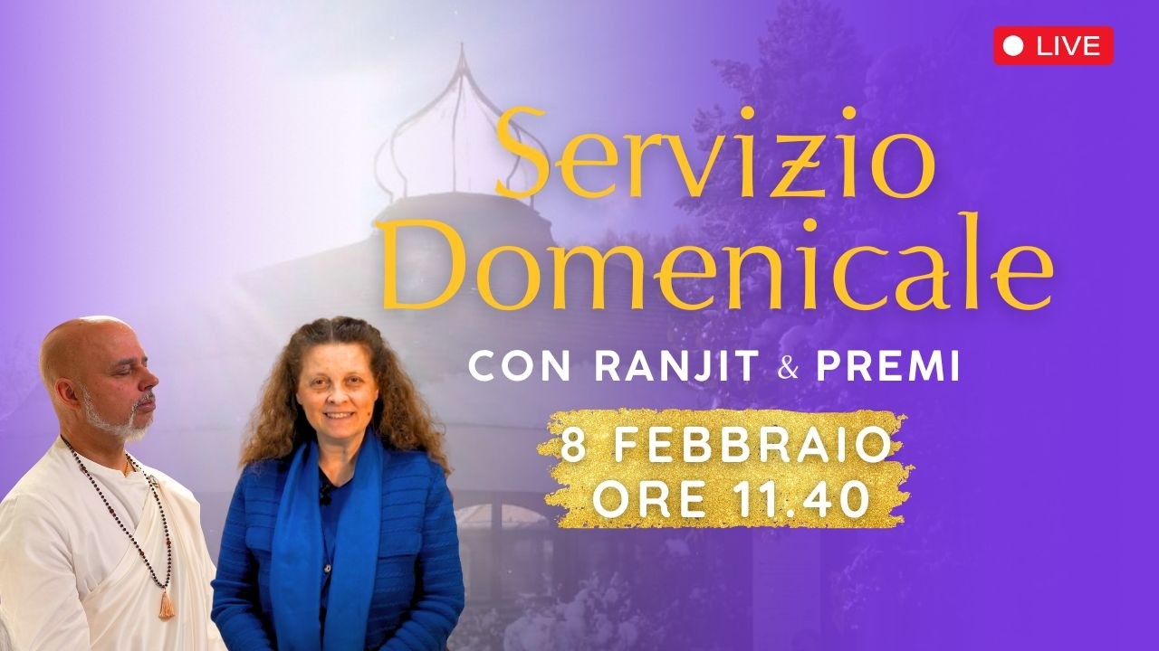 L'importanza della ricettività dell' Anima - Servizio Domenicale con Ranjit e Premi