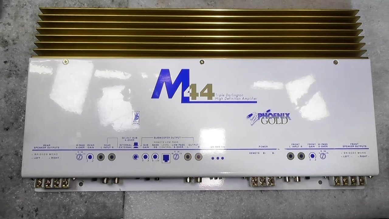 RV-ELECTRONIC - Réparation d'un Ampli Phoenix gold M44