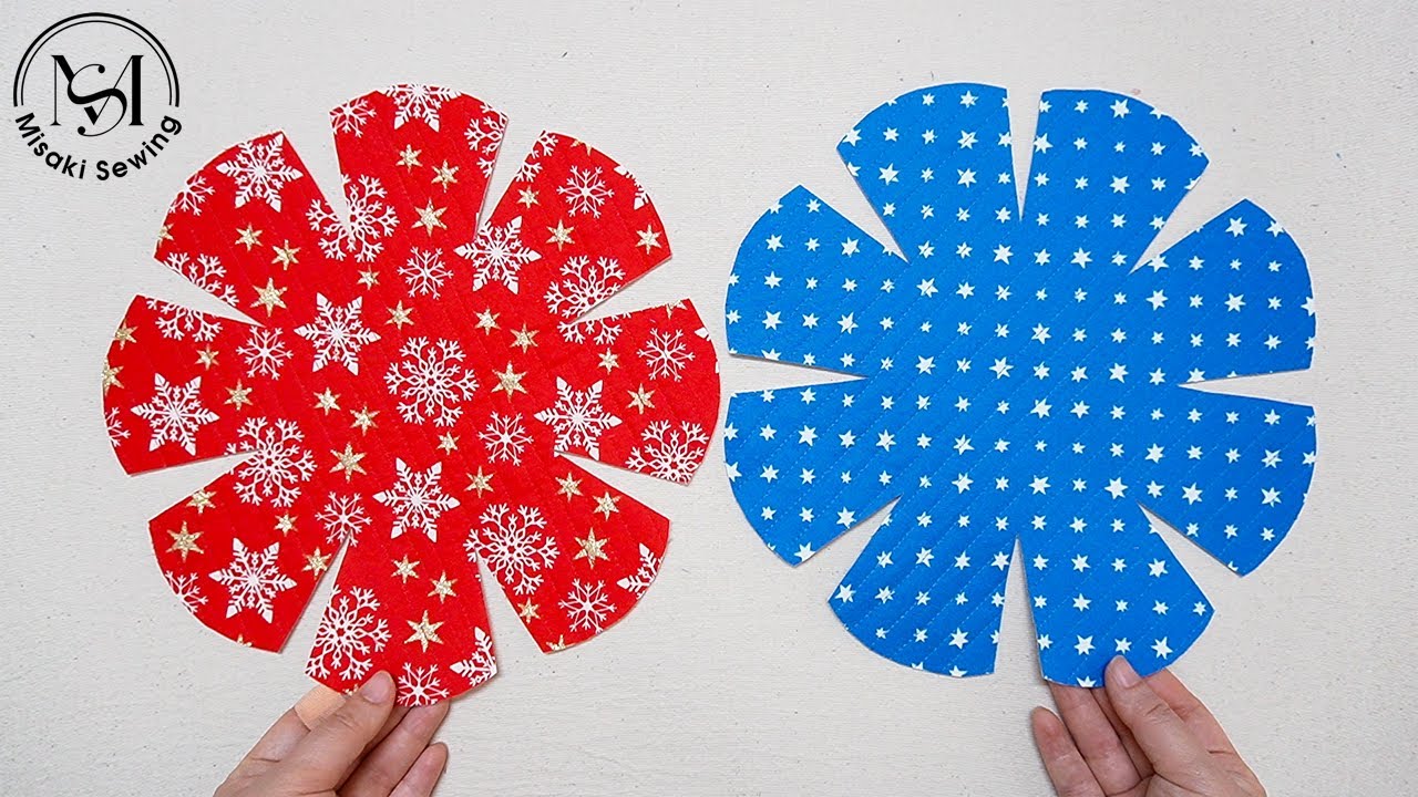 Christmas Gift Sewing Ideas 💟 So Easy Fabric Bowl Sewing