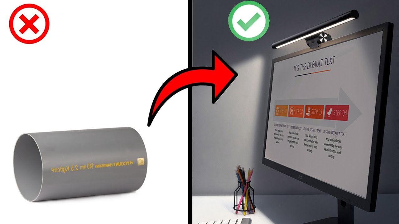 DIY Light Desktop with PVC PIPE | Diy Ideas
