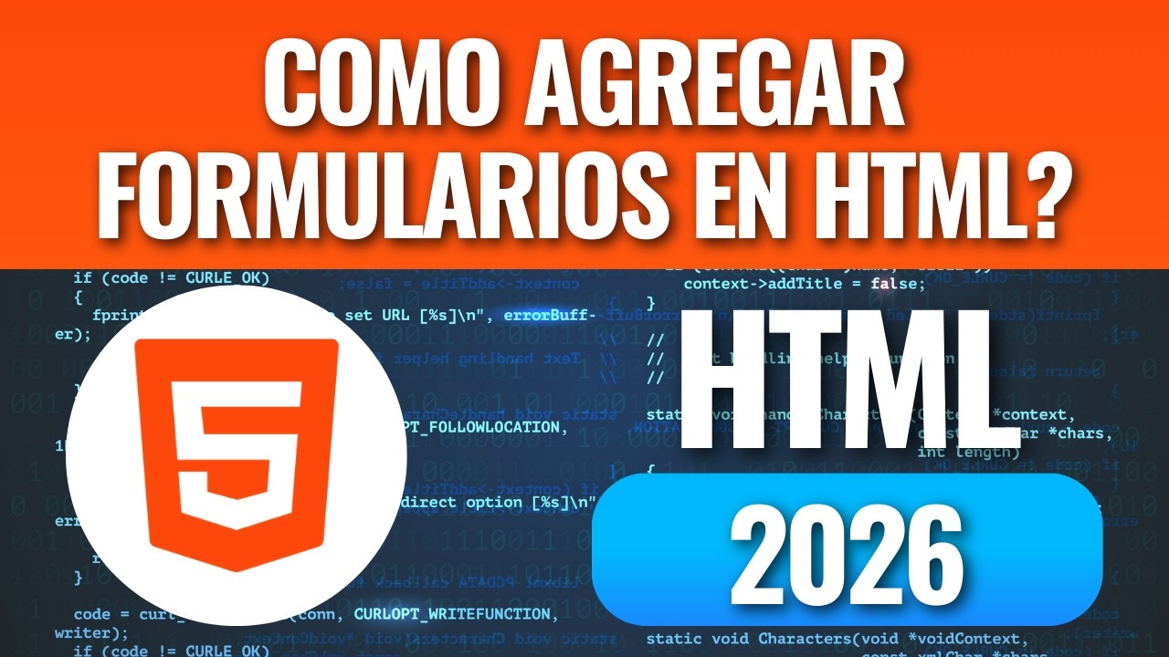 Como agregar Formularios en HTML? en menos de 10 minutos