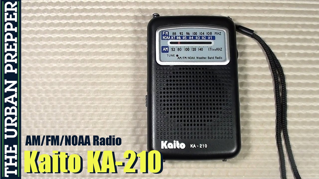 Kaito KA-210 AM/FM/NOAA Radio Review by TheUrbanPrepper