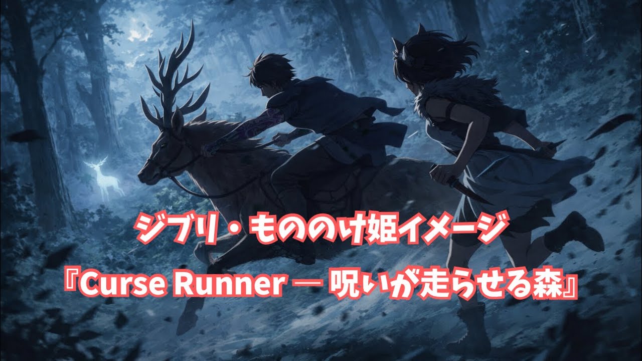 ジブリ・もののけ姫『Curse Runner ― 呪いが走らせる森』