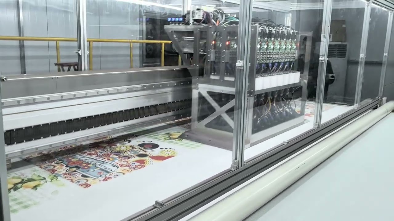 digital carpet printing machine 4.2m printer with fujifilm dimatix starfire sg1024 heads