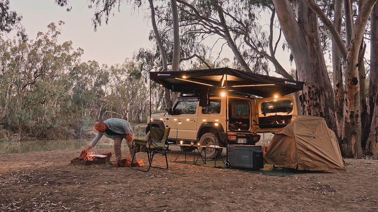 Самый тихий лагерь на реке Соло | Тестируем новое снаряжение для кемпинга у воды | Исцеление и отдых