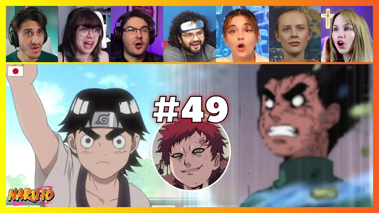 Naruto Episode 49 | Lee's Hidden Strength | Reaction Mashup ナルト