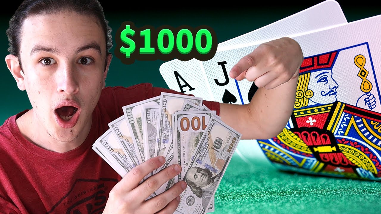 Risking $1,000 On High Stakes Blackjack!