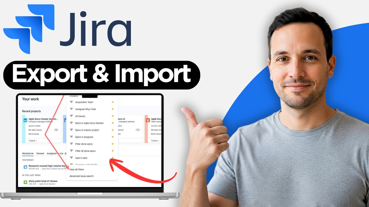 Как экспортировать/импортировать доску Jira в Excel (пошаговое руководство 2026 года)
