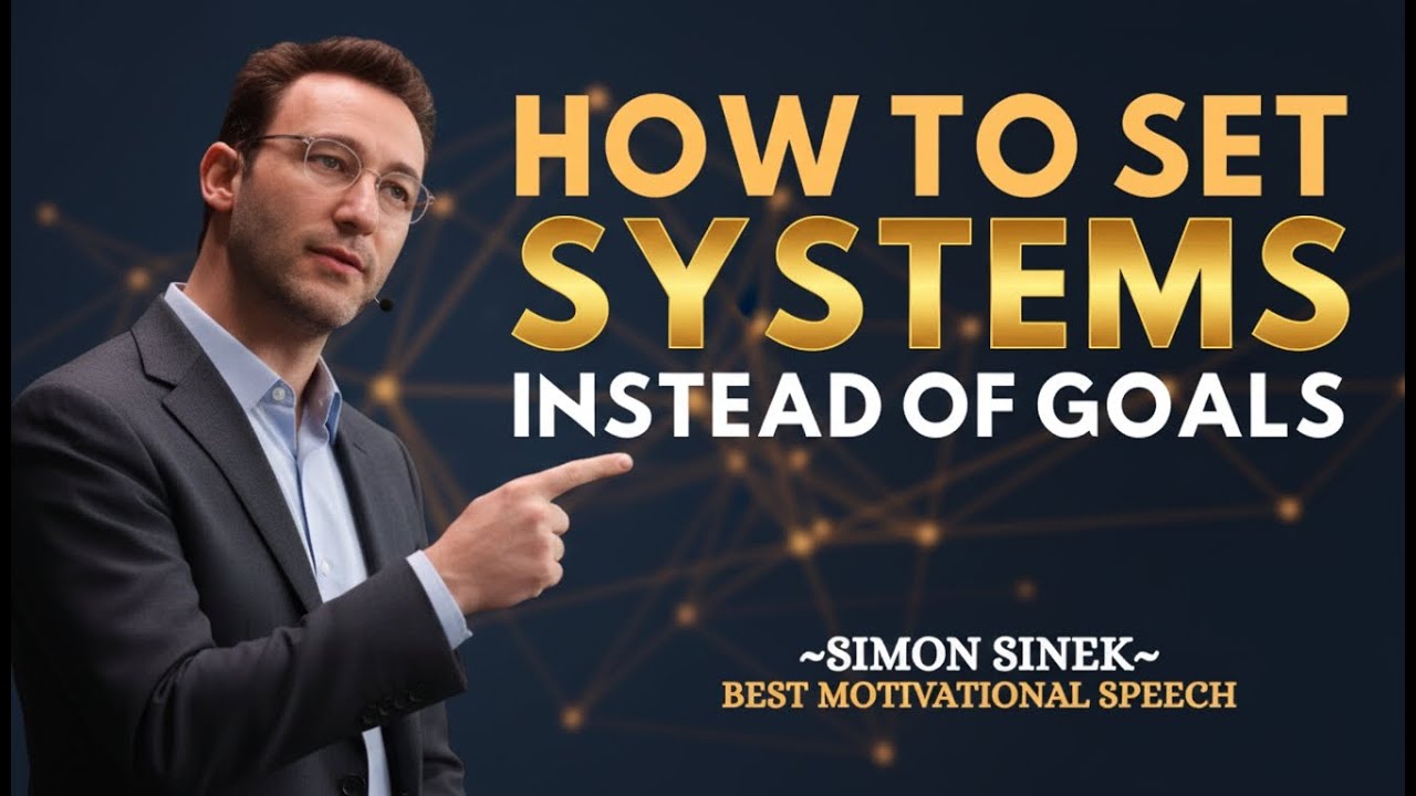 How to Set Systems instead of Goals | Simon Sinek best Motivational Speech 2025 #simonsinek