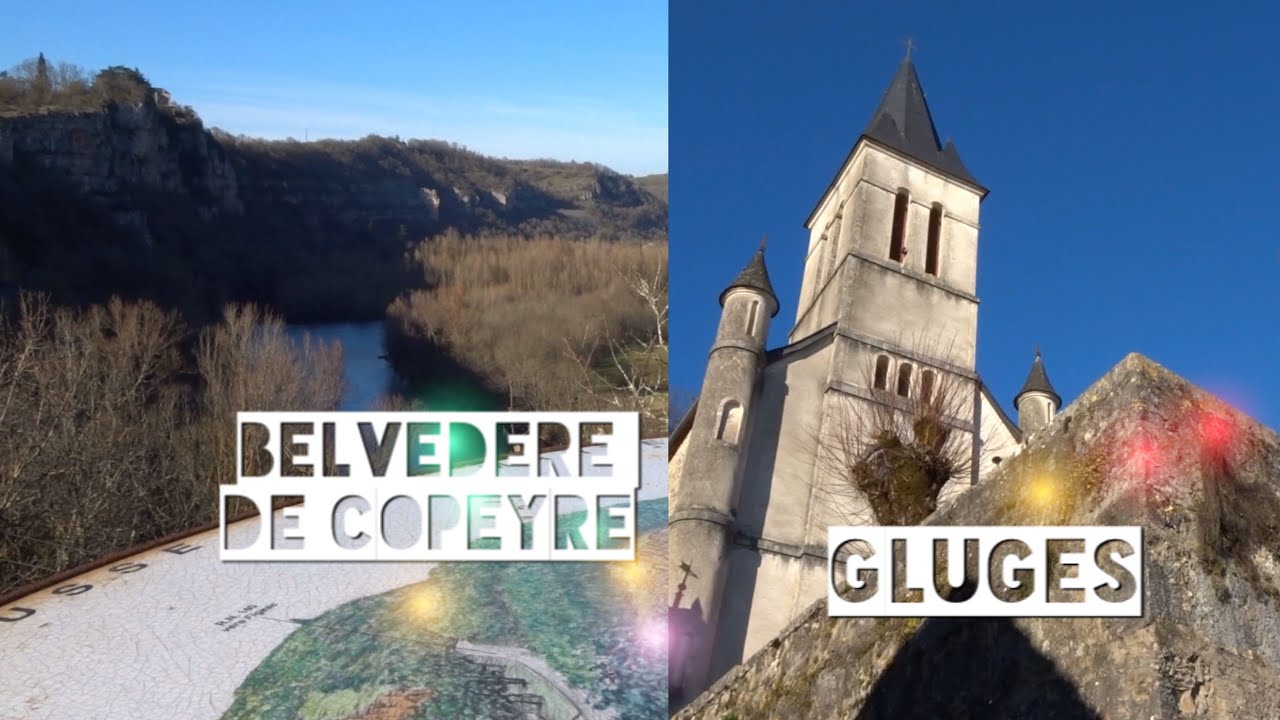 VISITE DE BELVÉDÈRE DE COPEYRE ET DE GLUGES, LOT FRANCE