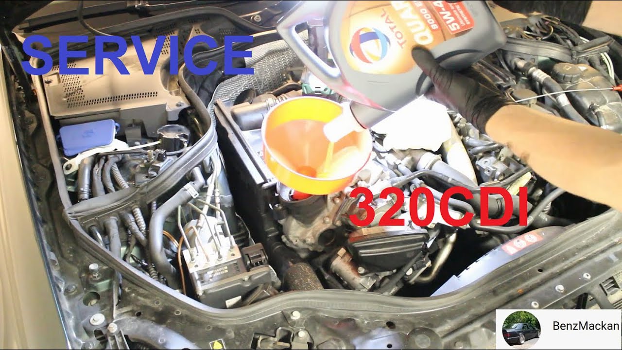 Mercedes W211 320CDI (om642) Service