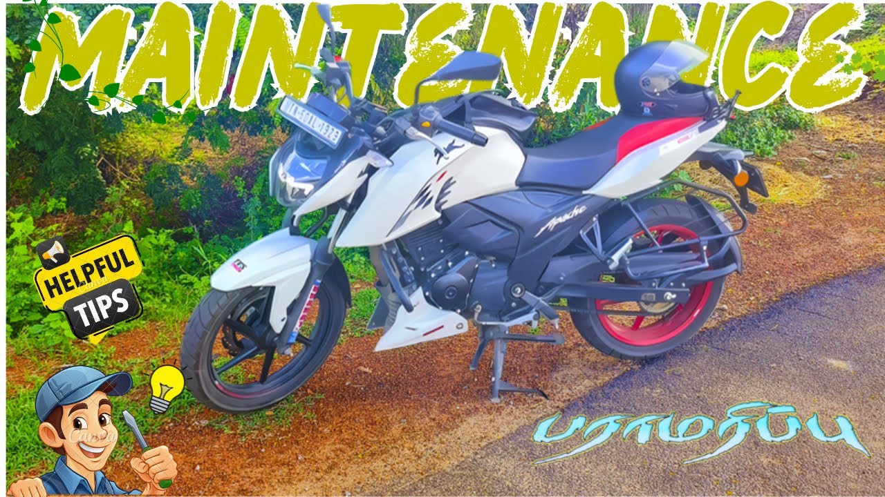 🔥Bike maintenance tips | Apache RTR 160 4v Special Edition | 🧹Bike service and maintenance Tips