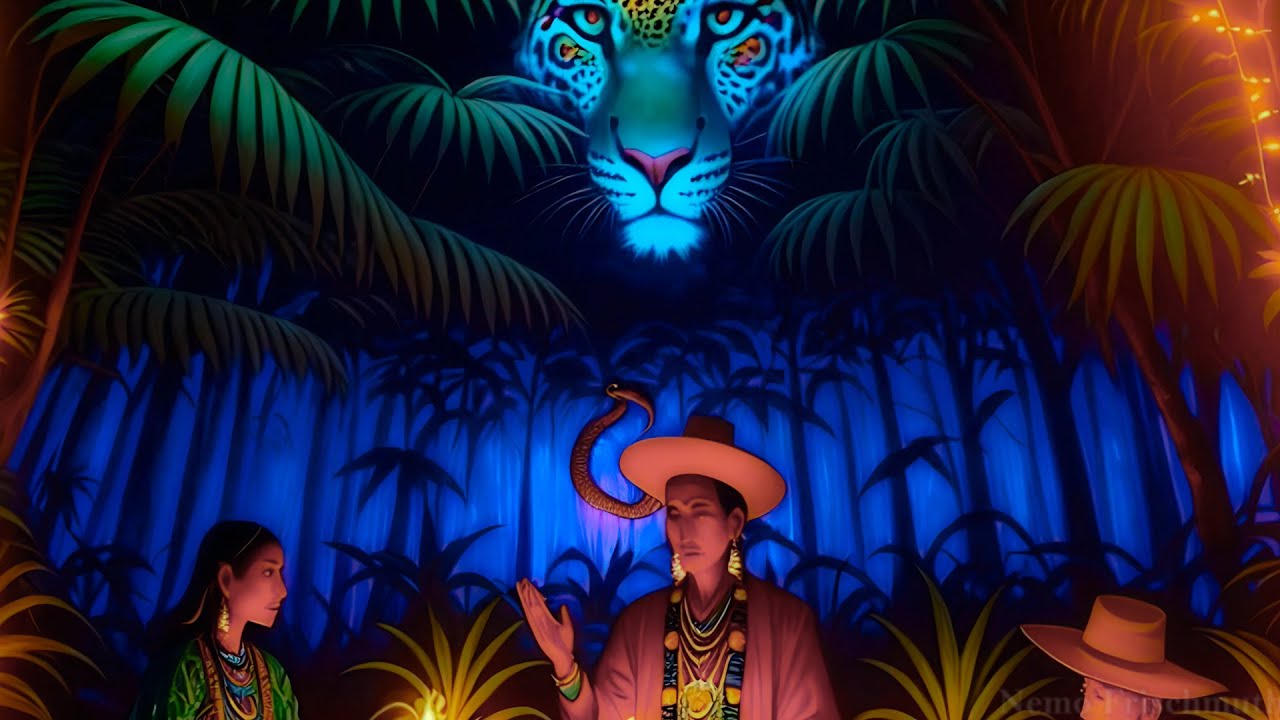 Ayahuasca Animation (MAGICAL !) - Harmonica Yage - 